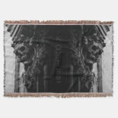 Stenen vleugels schedel deken (Voorkant)