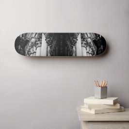 Stenen vleugels schedel persoonlijk skateboard