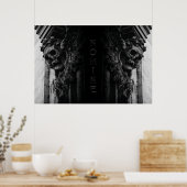 Stenen vleugels schedel poster (Keuken)