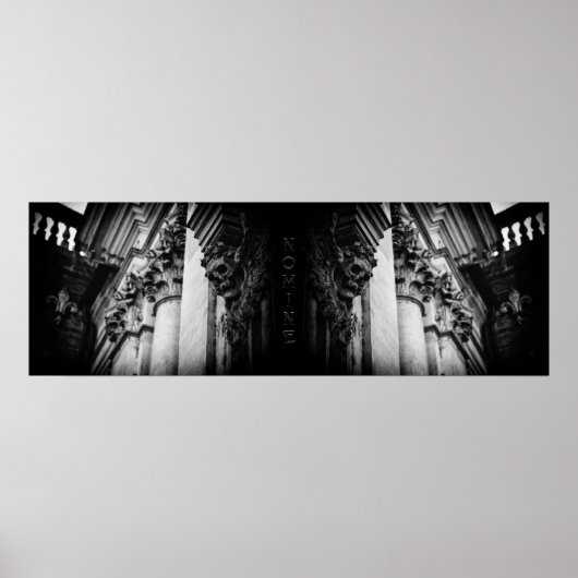 Stenen vleugels schedel poster (Voorkant)