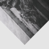 Stenen vleugels schedel tissuepapier (Detail)