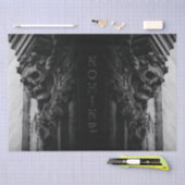 Stenen vleugels schedel tissuepapier (Craft)