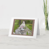 Stenen vogel, kleivogel kaart (Voorkant)