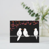 stenen vogelmuur : graffiti - muur briefkaart (Staand voorkant)