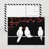stenen vogelmuur : graffiti - muur briefkaart (Voorkant / Achterkant)