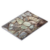 Stenen wandtextuur notitieboek (Linkerzijde)