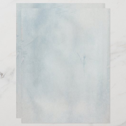 Stenen waterverf briefpapier (Voorkant / Achterkant)