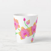 Stengel van Orchids Latte Mok (Voorkant)