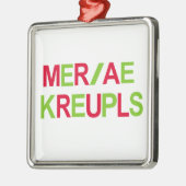 Steno Court Reporting Kerstfeestdag Metalen Ornament (Links)