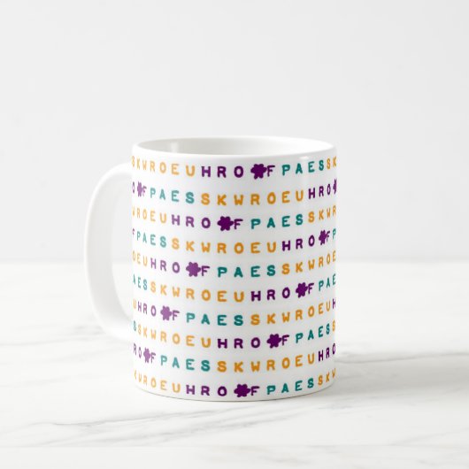 Steno Peace Joy Love Mok (Voorkant links)