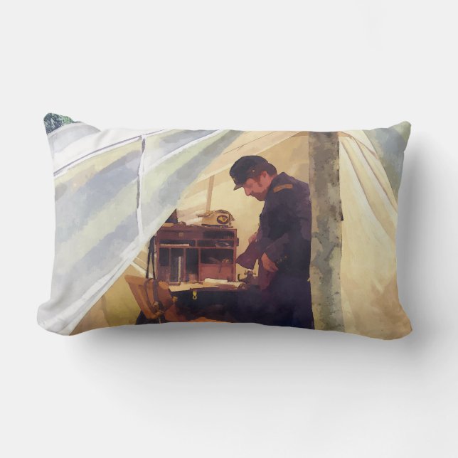 Stent van de officier van de burgeroorlog kussen (Voorkant)