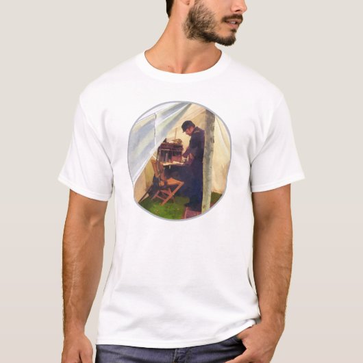 Stent van de officier van de burgeroorlog t-shirt (Voorkant)