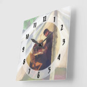 Stent van de officier van de burgeroorlog vierkante klok (Hoek)