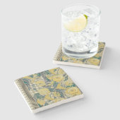 Stenunderlägg Citron Stenen Onderzetter (Zijkant)