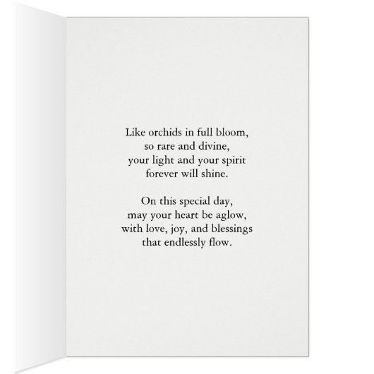 Steo Mom Speciale Verjaardagswensen Orchideeën (Binnen (Rechts))