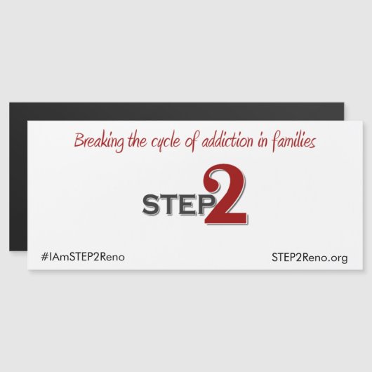 STEP2 Magnetische Bumpersticker (Voorkant / Achterkant)