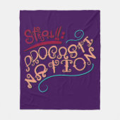 Step 1: Procastination Fleece Deken (Voorkant)