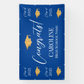 Step and repeat Graduation Backdrop banner  (Verticaal)