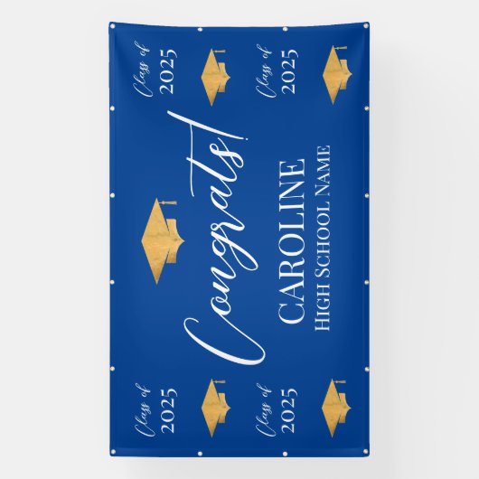 Step and repeat Graduation Backdrop banner  (Verticaal)