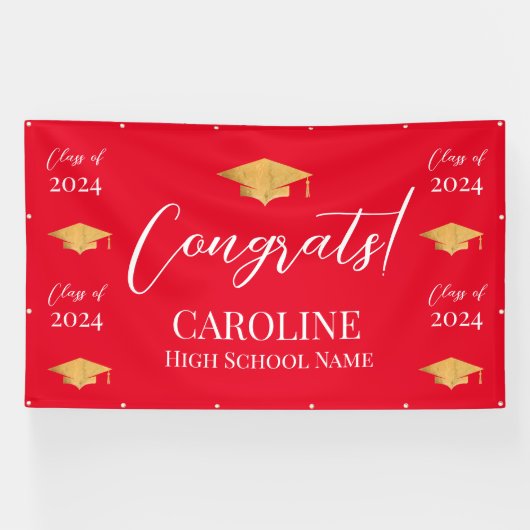 Step and repeat Graduation Backdrop banner  (Horizontaal)