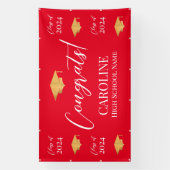 Step and repeat Graduation Backdrop banner (Verticaal)