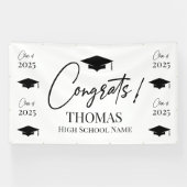 Step and repeat Graduation Backdrop banner  (Horizontaal)