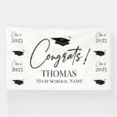 Step and repeat Graduation Backdrop banner (Horizontaal)
