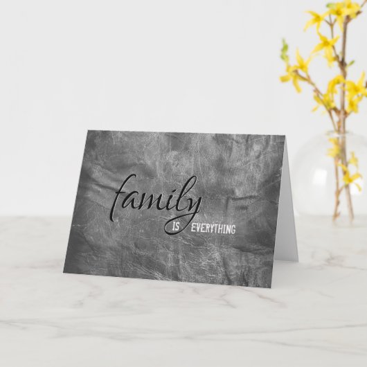 step broers grijze lederen kaart (Gele Bloem)