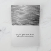 Step Brother Birthday Metal Abstract Kaart (Binnen)