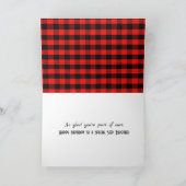 Step Brothers Buffalo Plaid Verjaardag Kaart (Binnen)