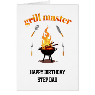 Step Dad Grill Master Verjaardag