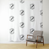 Step en Repeat Notaris Bedrijfslogo Evenement Wit  Wandkleed (In situ)