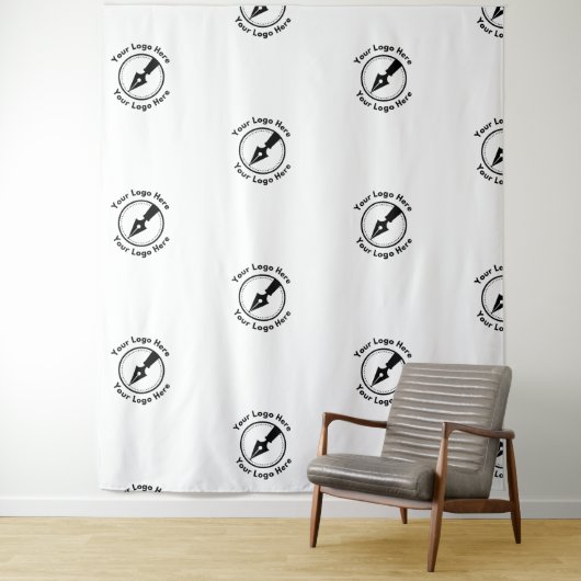 Step en Repeat Notaris Zakelijk Logo Evenement Wit Wandkleed (In situ)