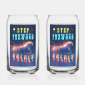 Step Forward Boldly Blikvorm Glas (Voorkant)