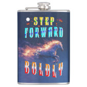 Step Forward Boldly Heupfles (Voorkant)