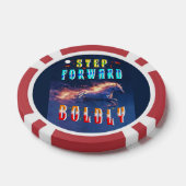 Step Forward Boldly Poker Chips (Enkel)