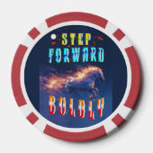 Step Forward Boldly Poker Chips (Achterkant)