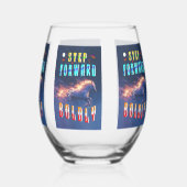 Step Forward Boldly Wijnglas Zonder Voet (Achterkant)