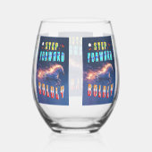 Step Forward Boldly Wijnglas Zonder Voet (Rechts)