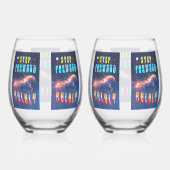 Step Forward Boldly Wijnglas Zonder Voet (Rechts)