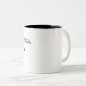 Step-Mama Beer, jij rockt Tweekleurige Koffiemok (Voorkant rechts)