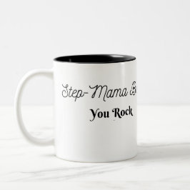 Step-Mama Beer, jij rockt Tweekleurige Koffiemok