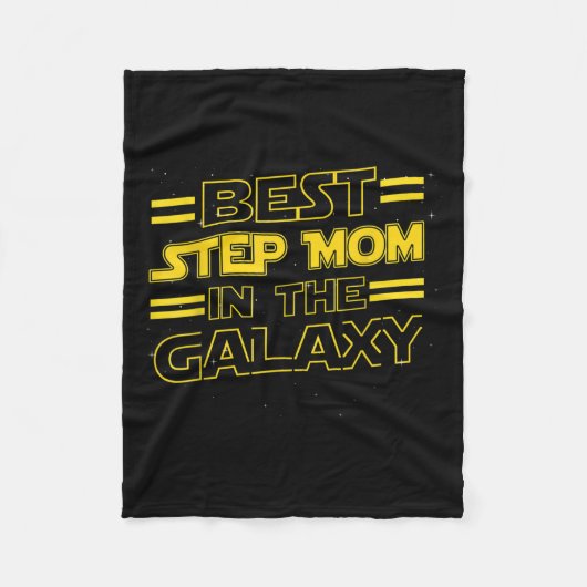 Step Mom In The Galaxy Funny Mothers Day Gift For  Fleece Deken (Voorkant)