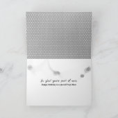 Step Mom's Birthday Daisies op Polka Dots Kaart (Binnen)