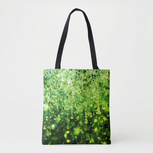 Step Out in Style With Green Delight on Your Tote Bag (Voorkant)
