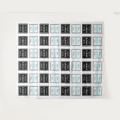  Step & Repeat Business Backdrop Two Logo Banner Wandkleed (Voorkant (horizontaal))