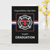Step Sister Fire Department Academy Afstuderen Kaart (Gele Bloem)