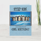 Step Son Birthday, Penguins Kaart (Voorkant)