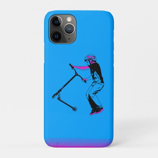 Step-trucs oefenen op de scooter - Scooterrijder Case-Mate iPhone Case (Achterkant)