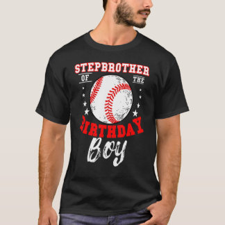 Stepbroeder van het honkbalthema Bda. T-shirt